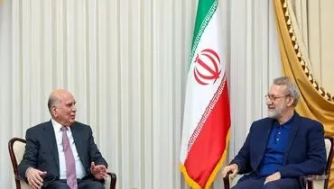 دیدار وزیر خارجه عراق با لاریجانی 