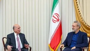 دیدار وزیر خارجه عراق با لاریجانی 