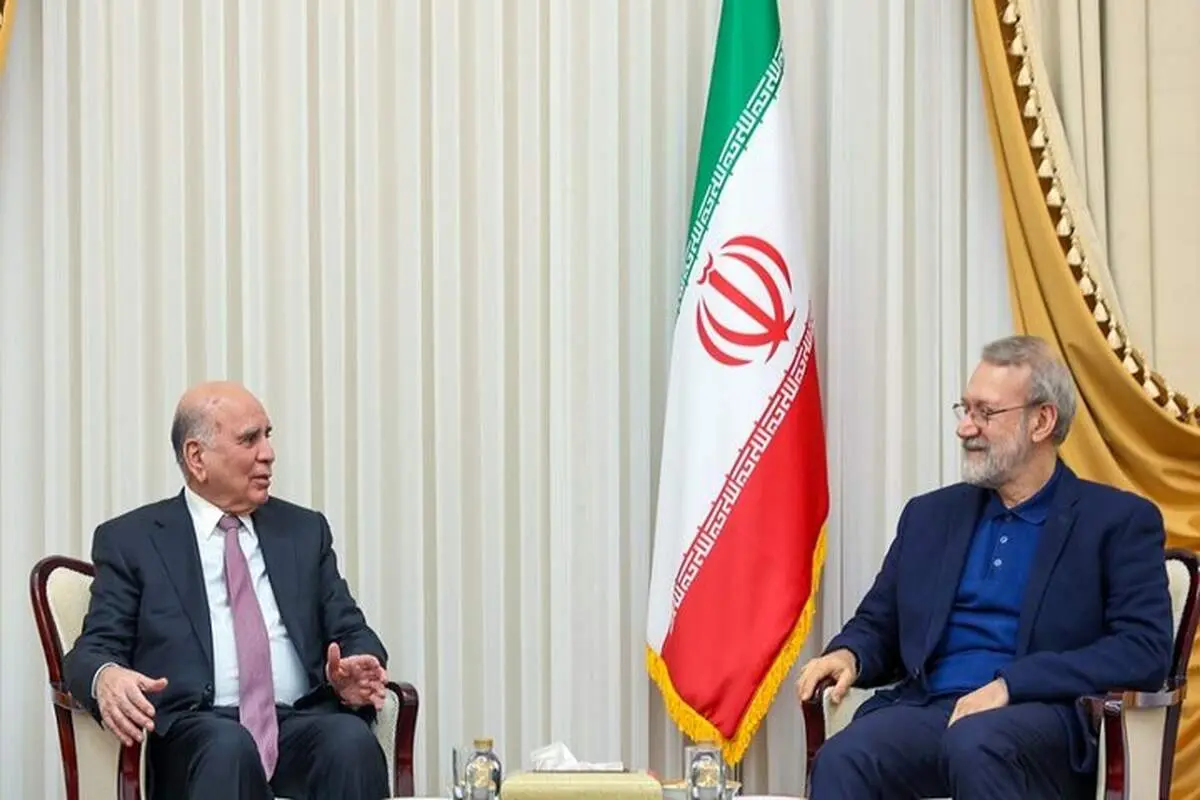 دیدار وزیر خارجه عراق با لاریجانی 