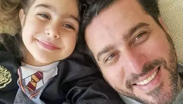 عکس پدر دختری محسن کیایی و دخترش