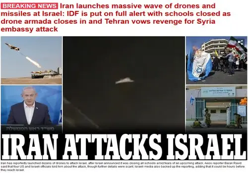 رکورد ایران در حمله بی سابقه به اسرائیل +عکس