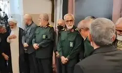 حضور فرمانده‌ کل سپاه در مراسم چهلم سرلشکر سلامی+فیلم