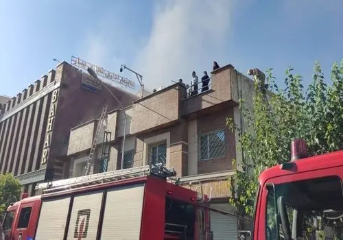 آتش‌سوزی در کارخانه برق ستارخان