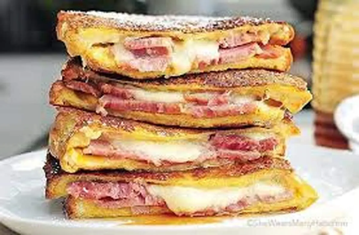 مراحل پخت ساندویچ گوشت فرانسوی
