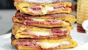 مراحل پخت ساندویچ گوشت فرانسوی
