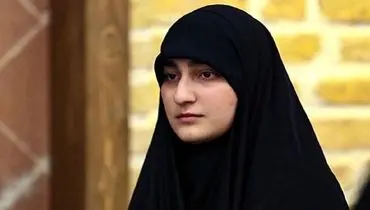 حضور زینب سلیمانی در مراسم تشییع پیکر محمد کاسبی + فیلم
