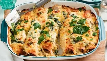 شام امشب با من: طعم بهشتی در بشقاب شما؛ گراتن مرغ و قارچ خانگی، ساده و لذیذ!