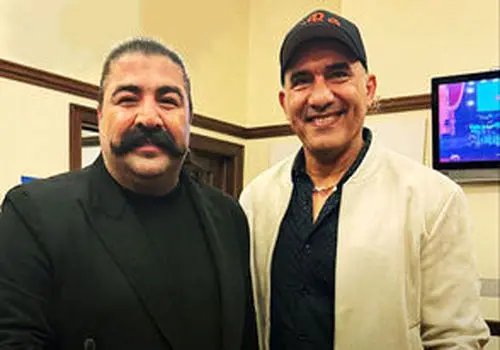 احمدرضا عابدزاده سال جدید را با این تصویر جشن گرفت + عکس
