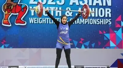تاریخ‌سازی دختران وزنه‌بردار ایران با کسب نخستین نایب‌قهرمانی