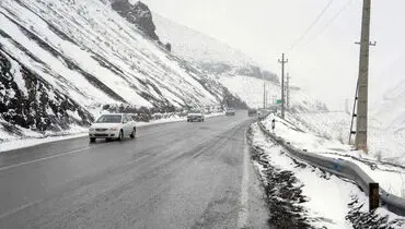 بارش سنگین برف و باران در ۱۶ استان