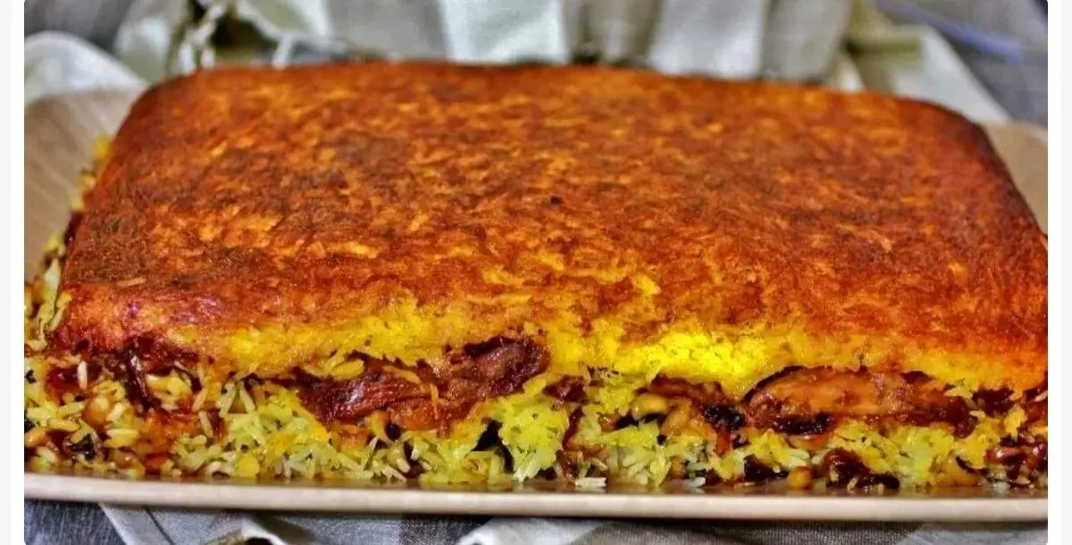 ناهار: ته‌چین ورامینی؛ طعم اصیل و لذیذ از قلب ایران