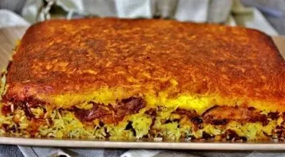 ناهار: ته‌چین ورامینی؛ طعم اصیل و لذیذ از قلب ایران