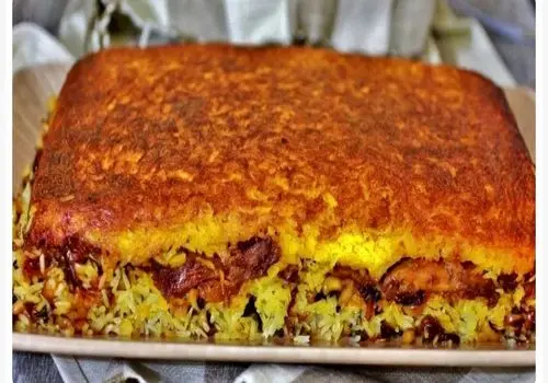 ناهار: ته‌چین ورامینی؛ طعم اصیل و لذیذ از قلب ایران