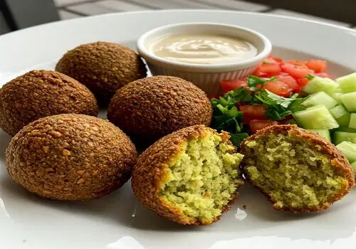 طرز تهیه فلافل سبک سوری ترد و خوش‌طعم