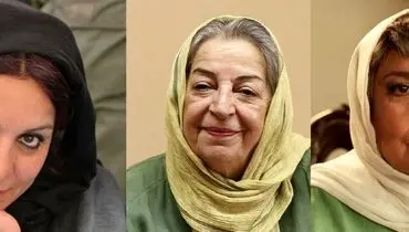 عکسی دیدنی از 3 یار دیرینه؛ مهرانه مهین‌ترابی، مرضیه برومند وتهمینه میلانی
