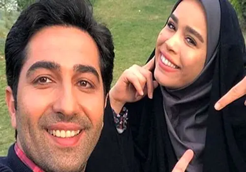 علی سخنگو و همسرش؛ قابی عاشقانه از بازیگر «دلدادگان»!