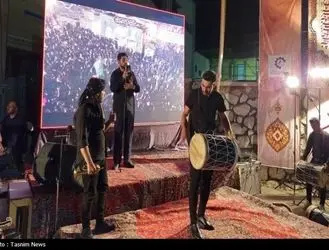  مراسم شام غریبان در بام ایران 