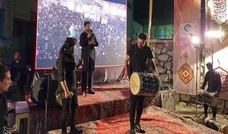  مراسم شام غریبان در بام ایران 