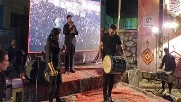  مراسم شام غریبان در بام ایران 