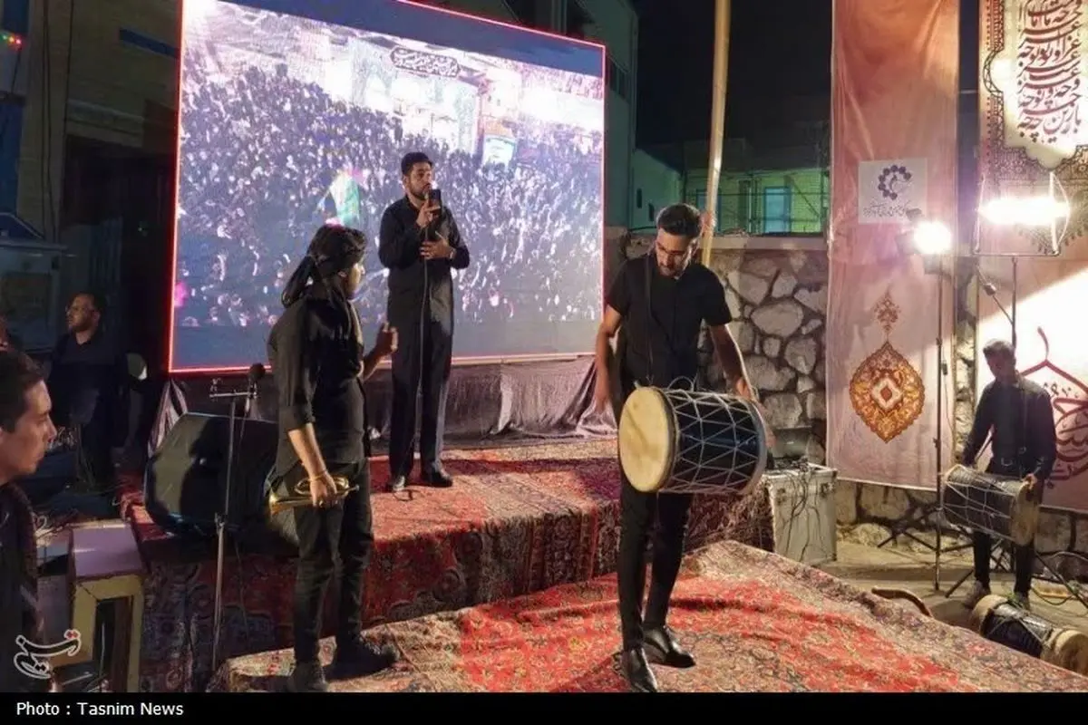  مراسم شام غریبان در بام ایران 