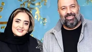 نرگس محمدی و علی اوجی در یک جشن تولد