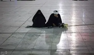  مراسم احیای شب عاشورا در مسجد جمکران 
