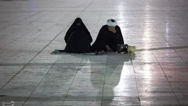  مراسم احیای شب عاشورا در مسجد جمکران 