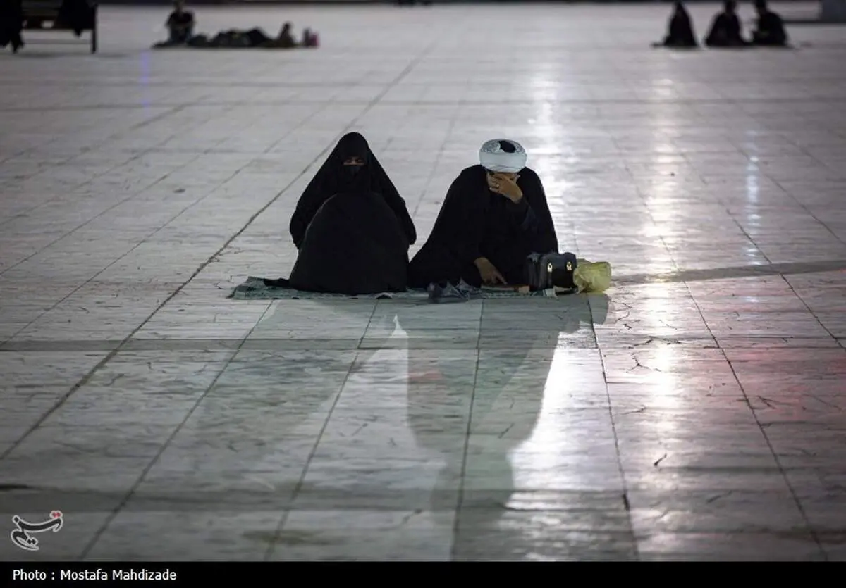  مراسم احیای شب عاشورا در مسجد جمکران 