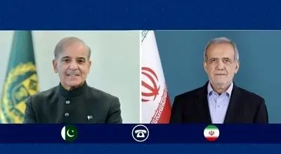 گفت‌وگوی تلفنی پزشکیان و شهباز شریف