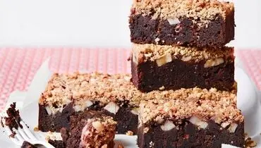 عصرونه امروز: طرز تهیه براونی کرامبل خانگی؛ یک دسر خوشمزه و آسان