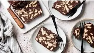 طرز تهیه کیک یخچالی موز و گردو در چند دقیقه