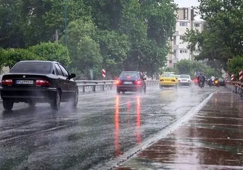 هشدار؛ بارش باران در جاده‌های۲۰ استان 