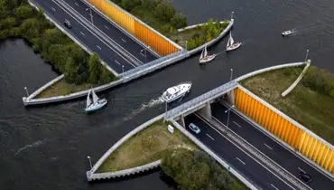 زیبایی تماشایی و خیره کننده این شاهکار معماری در هلند+فیلم