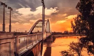 تصاویر اثرات حمله موشکی به مجموعه رفاهی گردشگری ریتاج اهواز + عکس
