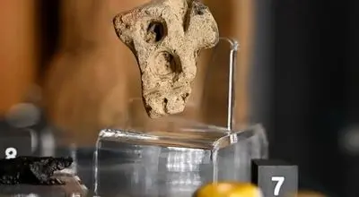 کشف شئ معماگونه باستانی  با آرایه‌های هندسی + عکس
