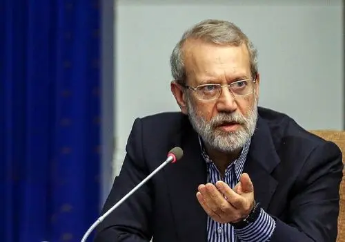 لاریجانی بر مزار سیدحسن نصرالله حضور پیدا کرد + فیلم