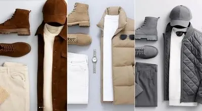 تیپ زمستانی شیک با ست لباس زمستانه