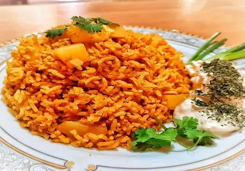 طرز تهیه استامبولی پلو مجلسی (غذای کلاسیک ایرانی با طعم گوجه)