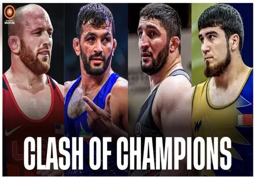  برنامه کشتی آزاد قهرمانی جهان/ زمان مبارزه حسن یزدانی و رحمان عموزاد