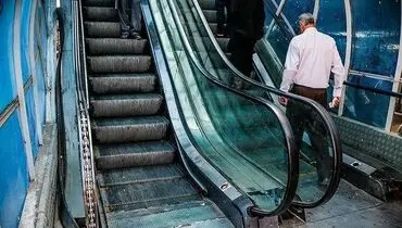 
نقص فنی پله برقی حادثه ساز شد