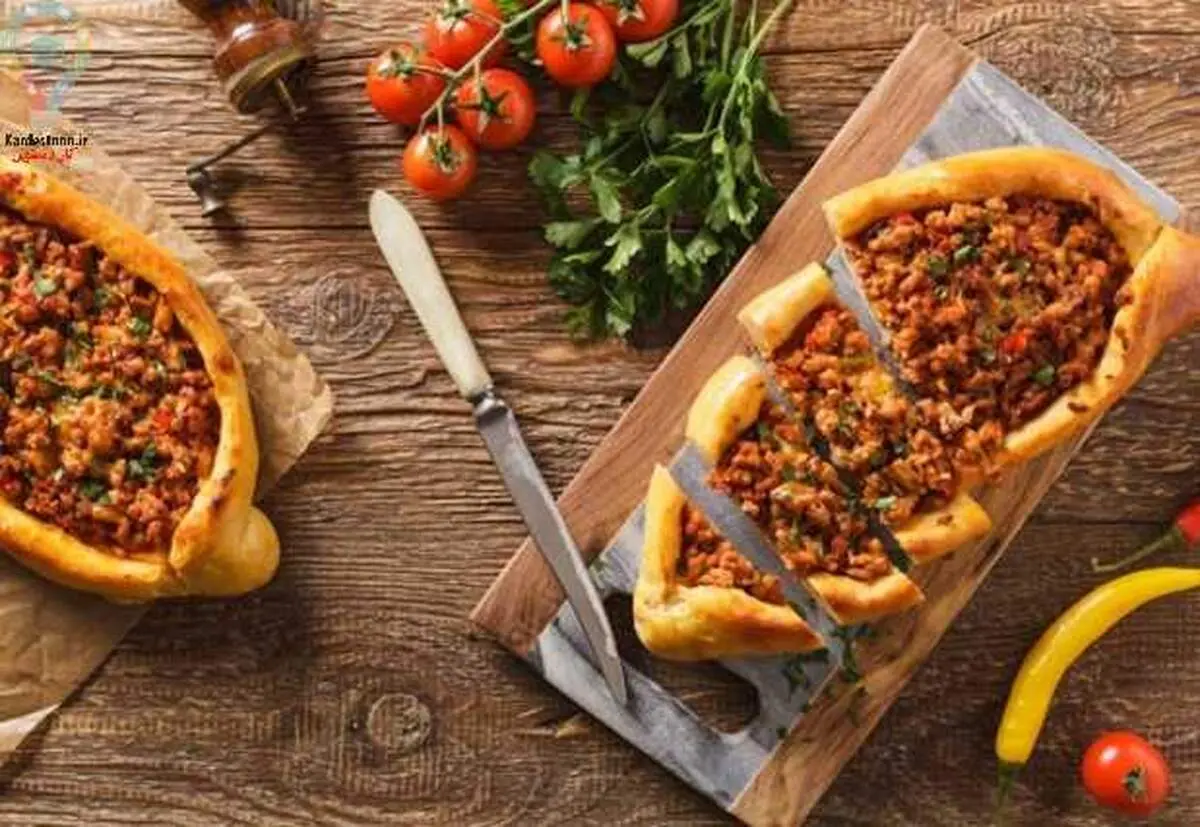 طرز تهیه پیتزا ترکی خوشمزه و پر ملات