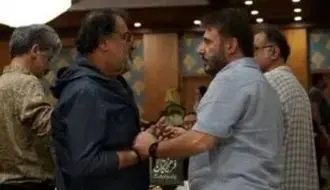 مهران غفوریان و جواد هاشمی در مشهد "ای ایران" خواندند/ویدیو 