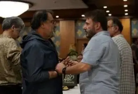 مهران غفوریان و جواد هاشمی در مشهد "ای ایران" خواندند/ویدیو 