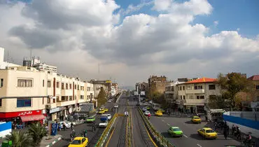 عکس زیر خاکی از فرمانیه تهران در حدود ۹۰ سال قبل