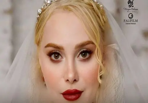 عروس و داماد سینما؛ سلفی عاشقانه آرام جعفری و بابک انصاری!