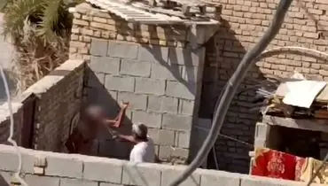  لحظه بازسازی صحنه کتک زدن پدر آبادانی توسط پسرش + فیلم