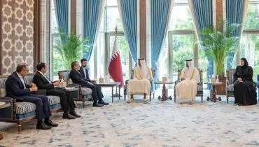 عراقچی با شیخ تمیم بن حمد آل ثانی؛  امیر قطر دیدار کرد