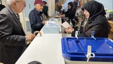 حضور عروس و داماد در انتخابات بدون حجاب |پخش شبکه یک + عکس