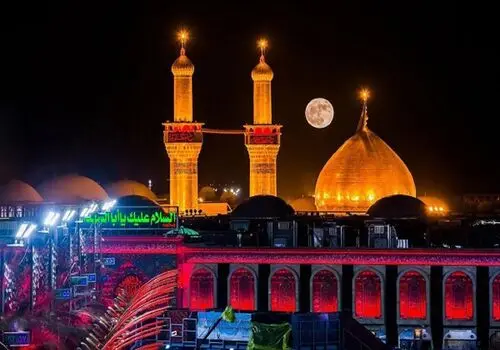 عکس/ «رضاخان در حرم امام حسین (ع) در کربلا»؛ سال ۱۳۰۳