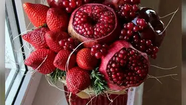 سه روش خلاقانه برای تزئین انار شب یلدا + فیلم